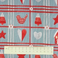 Fabric by the metre - 298 Christmas - Silver Grey